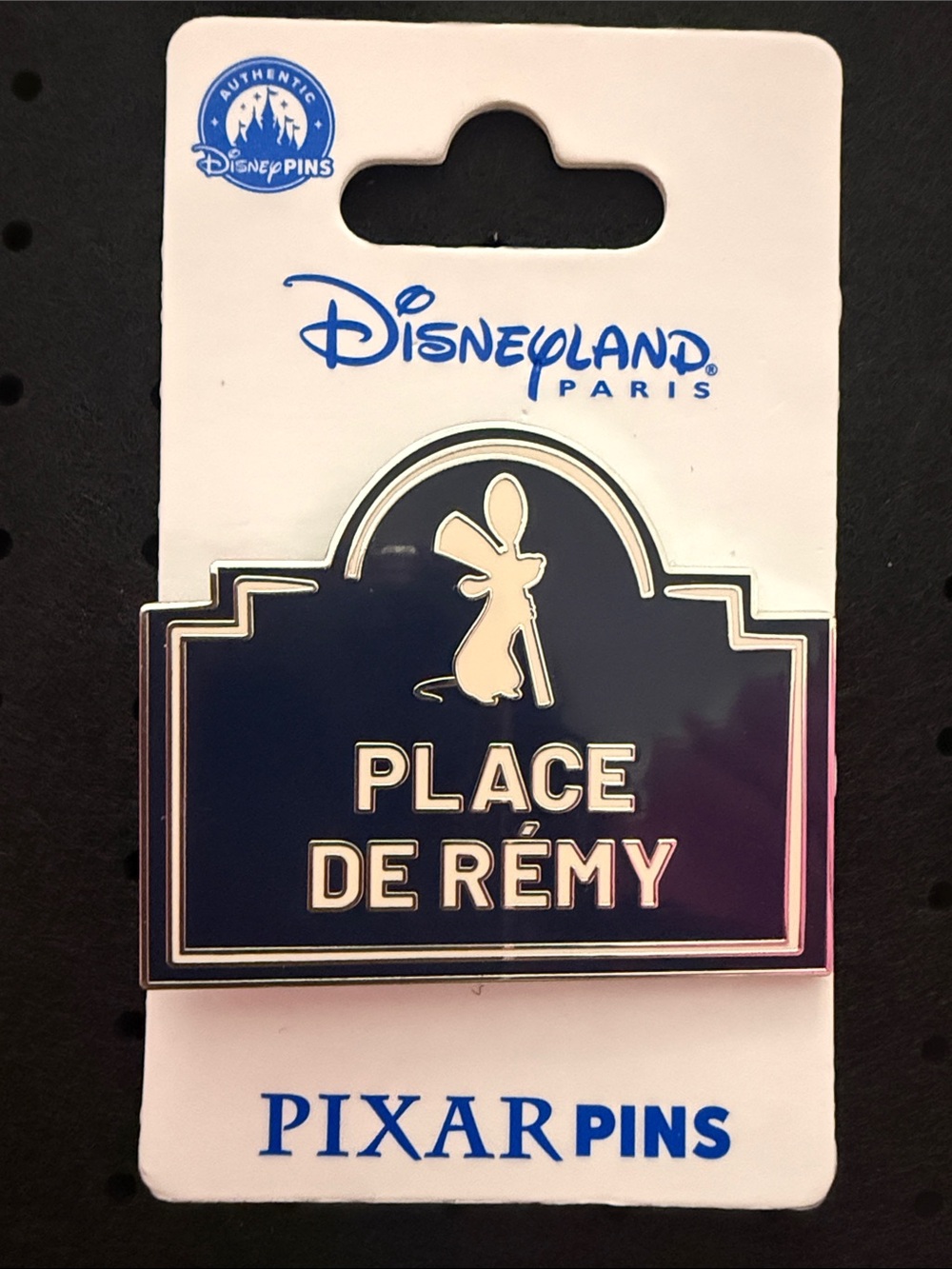 Disneyland Paris 'Place de Rémy' Pixar Enamel Pin